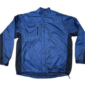 Sun Mountain Golf Jacket Coat Lightweight Rain Windbreaker Men’s Medium M Blue